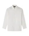 Apc Long-sleeve Poplin Shirt In White