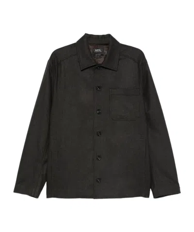 Apc Long Sleeve Shirt In Black