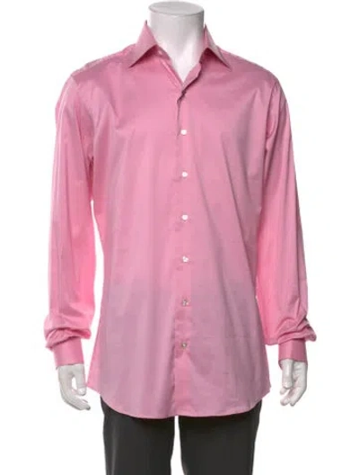 Pre-owned Apc Long Sleeve Shirt In Brown