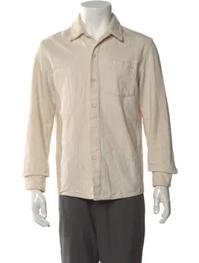 Pre-owned A.p.c. Long Sleeve Shirt In Brown