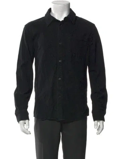 Pre-owned Apc Long Sleeve Shirt In Green