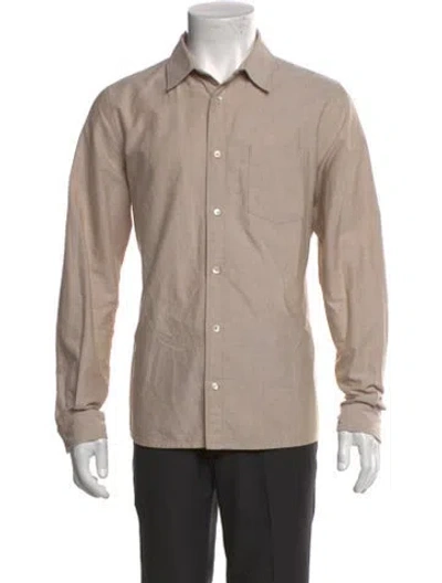 Pre-owned A.p.c. Long Sleeve Shirt In Neutral
