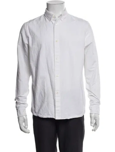 Pre-owned A.p.c. Long Sleeve Shirt In White