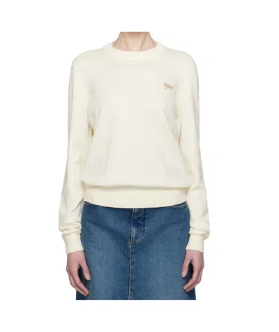 Apc Sweater A.p.c. Woman Color Yellow Cream In Beige