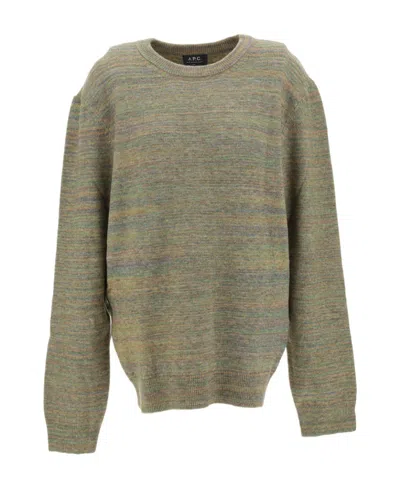Apc Long-sleeve Sweatshirt In Green