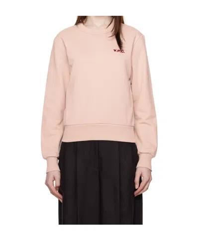 Apc Long Sleeve Sweatshirt In Nude