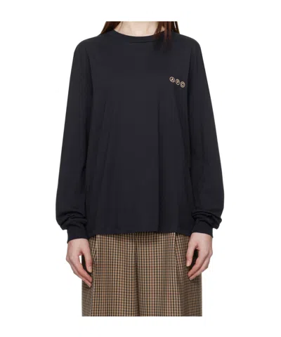 Apc Long Sleeve T-shirt In Black