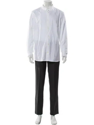 Pre-owned Apc Long Sleeve Tuxedo Shirt In White