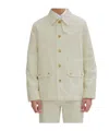 Apc A.p.c. Long-sleeved Button-up Jacket In White