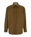 Apc Brown Jacket With Classic Collar And Buttoned Cuffs In Wool Blend Man In Brown