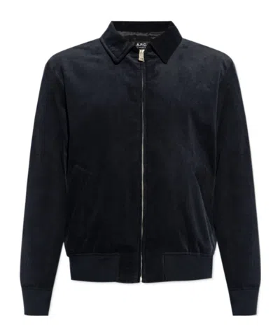 APC A.P.C. ZIP-UP SHIRT JACKET