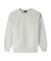 Apc A.p.c. Long Sleeved Crewneck Sweatshirt In White