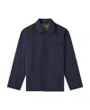 Apc A.p.c. Long-sleeved Button-up Jacket In Black