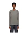 Apc Long-sleeved Round-neck Sweater In Gray