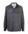 Apc Long-sleeved Shirt-style Casual Jacket In Black