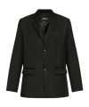 Apc Long-sleeved Suit Coat In Black