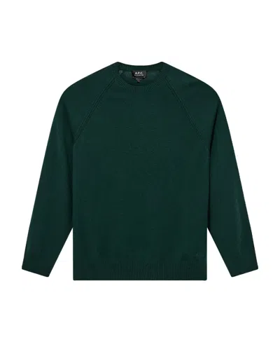 Apc Long-sleeved Sweater In Black