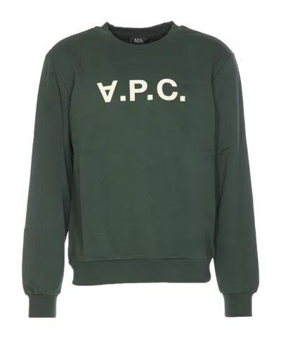Apc Long-sleeved Sweater In Black
