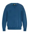 Apc Long-sleeved Sweater In Blue