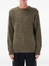 Apc A.p.c. A.p.c. Lucas Alpaca Blend Crew Neck Sweater In Green