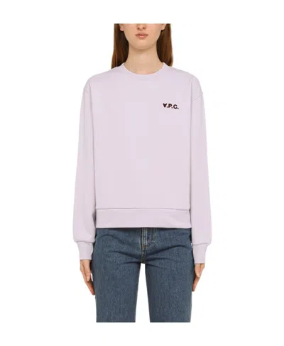 Apc Long-sleeved Sweater In Purple