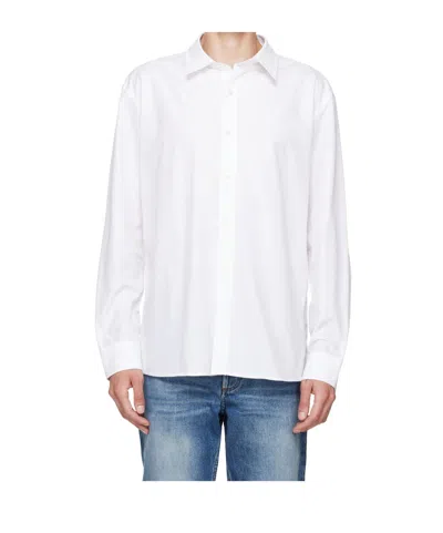 A.p.c. Long-sleeve Buttoned Shirt In White