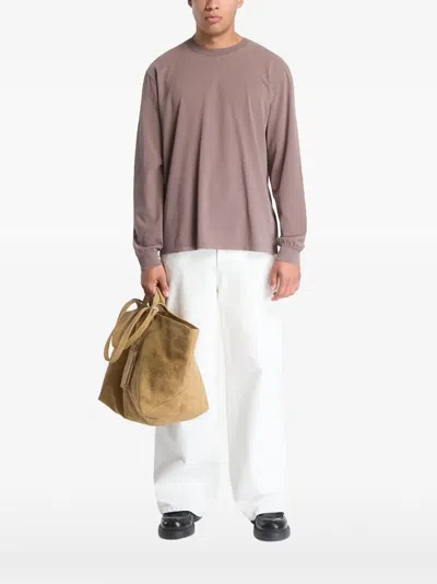 A.p.c. Long-sleeve T-shirt In Brown