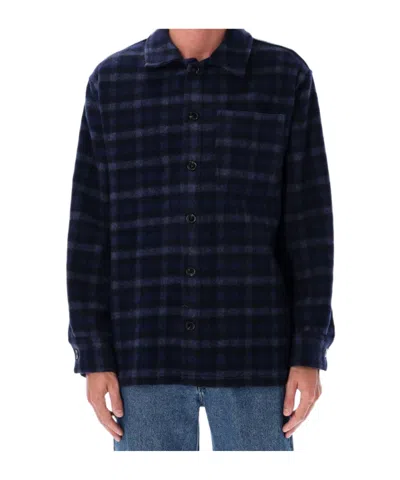 A.P.C. A.P.C. LONG-SLEEVED CHECKED OVERSHIRT