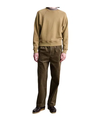 A.p.c. Loose-fit Taupe Trousers With Pleats - In Brown