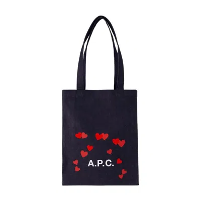 Apc A.p.c. Lou Blondie Shopper Bag In Blue