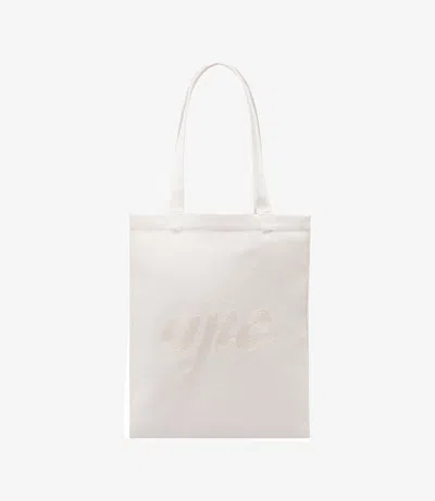 Apc Lou Chainette Tote Bag One Size Aad In Aad - Ecru