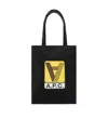 Apc Lou Denim Tote Bag In Black