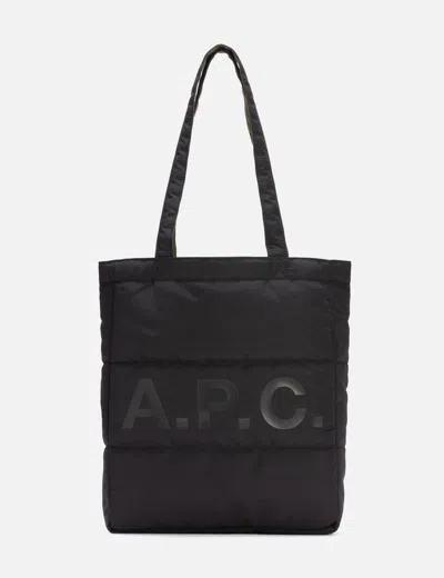 Apc Lou Réversible Tote Bag In Black