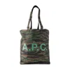 Apc A.p.c. Lou Reversible Tote Bag In Brown