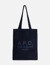 Apc Lou Rue Madame Tote Bag In Blue