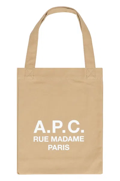 A.p.c. Lou Rue Madame Tote Bag In Nude