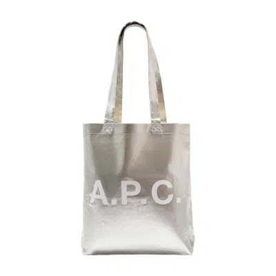 A.p.c. Lou Shopper Bag -  - Synthetic - Silver