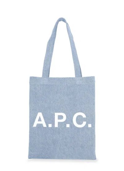 Apc Lou Shopping Bag In Blue