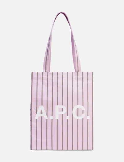 A.p.c. Lou Tote Bag In Purple