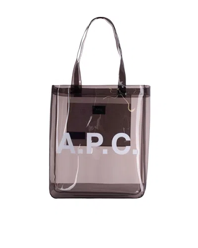 A.p.c. Lou Tote Bag In Purple