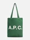 Apc Lou Tote Bag In Green