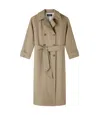 Apc Louise Trench Coat In Aae - Putty