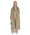 Apc Louise Trench Coat In Lzz - Black