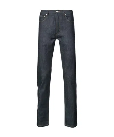 Apc A.p.c. Low-rise Straight Leg Jeans In Black