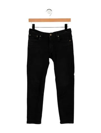 Pre-owned Apc Low-rise Skinny Leg Jeans In Black
