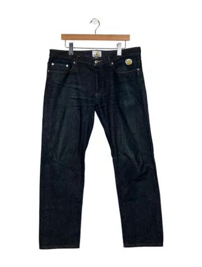 Pre-owned A.p.c. Low-rise Skinny Leg Jeans In Blue