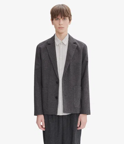 Apc Luc Jacket 48 Heather Charcoal Gray