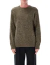 Apc A.p.c. A.p.c. Lucas Alpaca Blend Crew Neck Sweater In Brown