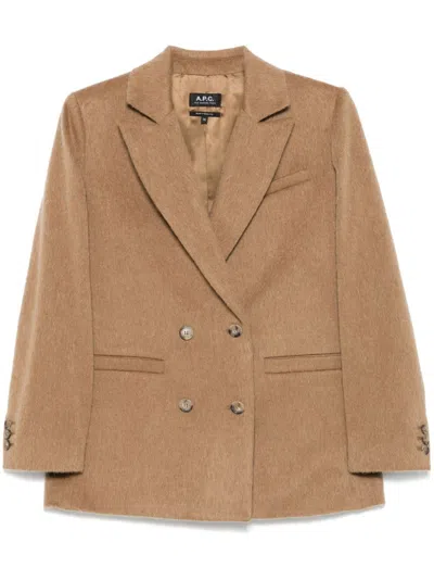 Apc Lucia Blazer In Camel