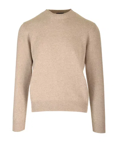 Apc Lucien Knitted Jumper In Nude